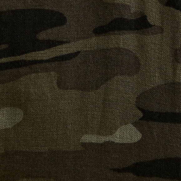 Camo Button Front Drawstring Anorak - Picture 8 of 9